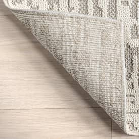 Beige Helga Abstract Washable Area Rug