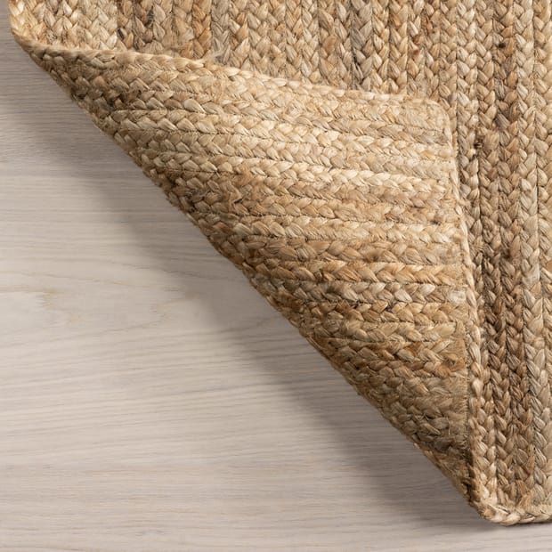 Responsibly Handcrafted Jute Braided Natural Rug