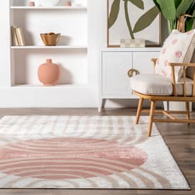 Blush shop area rug