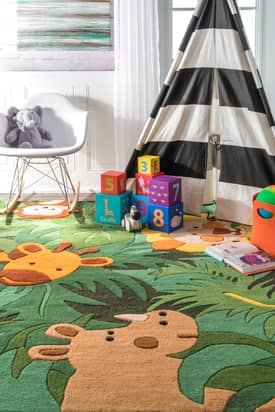 Kids 2024 safari rug