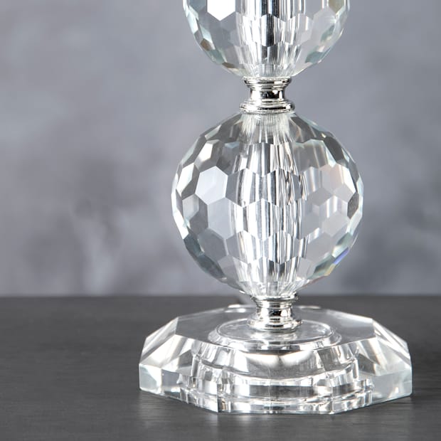 TABLE LAMP WITH CRYSTAL DROPS