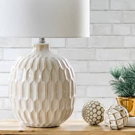 Ceramic vase hot sale lamp