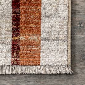 Beige Laura Vintage Geometric Area Rug