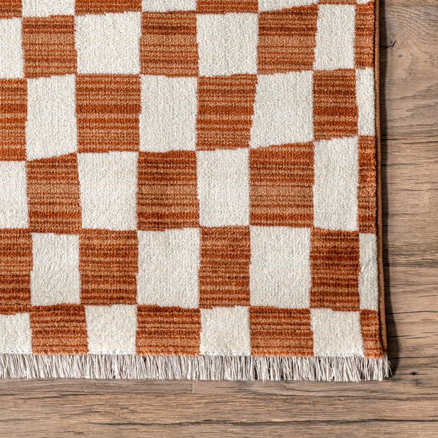 Better Trends Loopy Chenille 24 Square Bath Rug, Orange