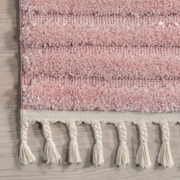 Super Soft Dusty Pink Faux Fur Scarf by Peace of Mind