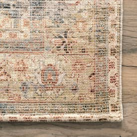 Beige Fannie Cotton-Blend Vintage Area Rug