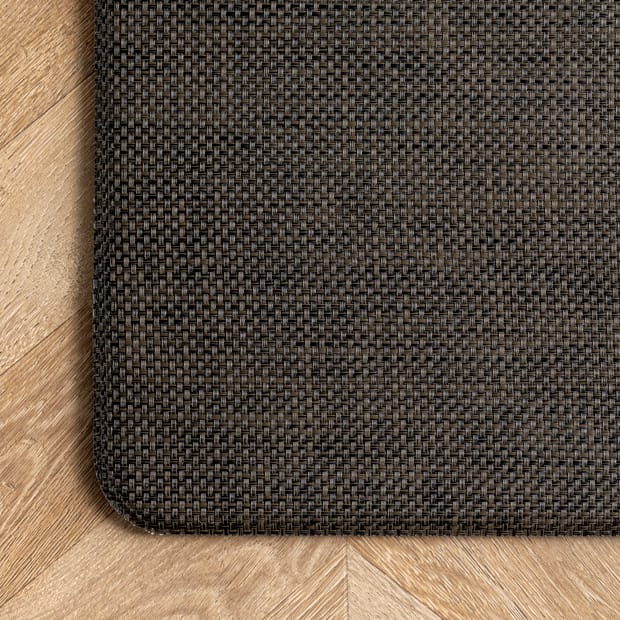 Basketweave Cushioned Floor Mat (5+ Colors)