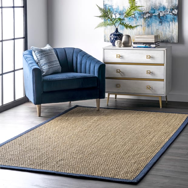 Area Rugs 8x10 Navy Blue And Gray For Living Room Reduced Price