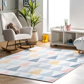 Kids hot sale pastel rug