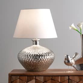 silver diamond lamp