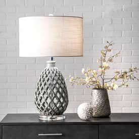 light green ceramic table lamp