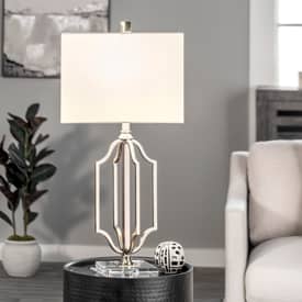 metal frame table lamp