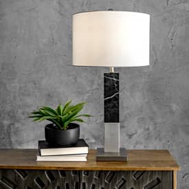 marble slab table lamp