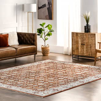 Rust Meadows Polly Persian Fringed rug