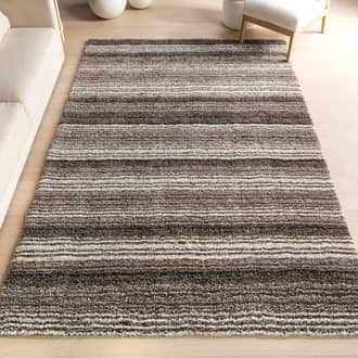 Striped Shaggy Rug secondary image