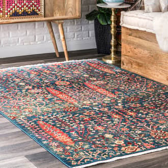 4' x 6' Floral Fringed Rug secondary image