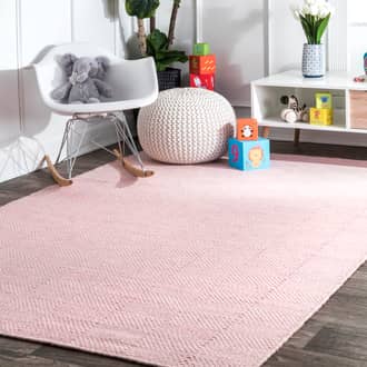 Light Pink Memento Paddle rug - Casuals Rectangle 7' 6in x 9' 6in