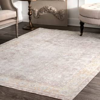 Beige Old Charm Nuanced Classicism Flatweave rug