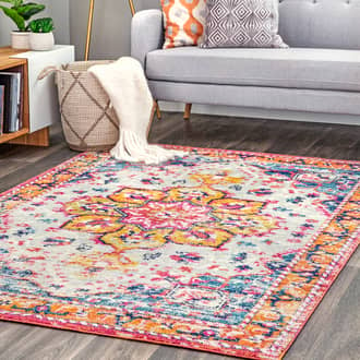 Multi Bayuda Blooming Medallion rug