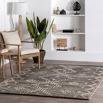 7' 6" x 9' 6" Textured Moroccan Jute Rug secondary image