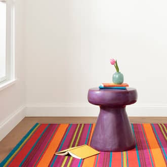 Multi Pittsfield Pilar Stripe Handwoven Indoor/Outdoor rug