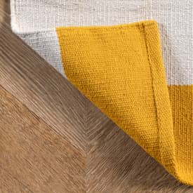 Mustard yellow throw online rug