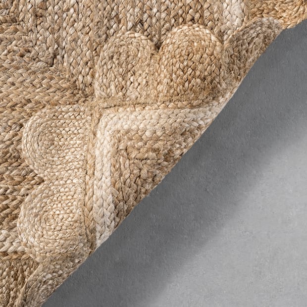 A Scalloped Jute Rug for the Closet — The Grit and Polish