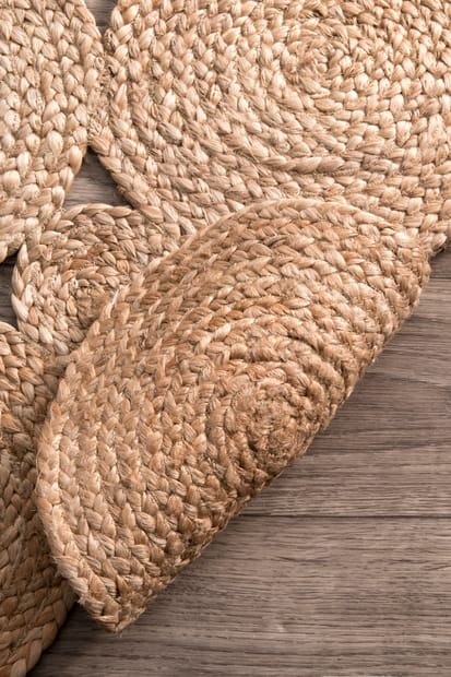 Ornate Jute Rug: 100% natural jute, braided, handwoven accent rug – Ornate  Handicrafts