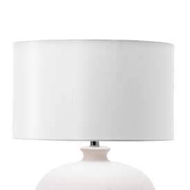 white vase lamp