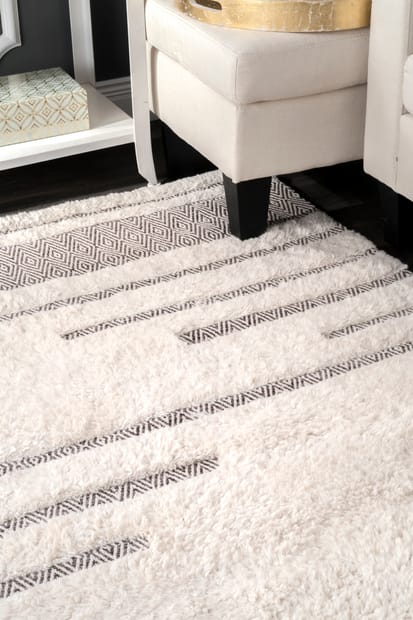 Vista Living Performance White/Gray Rug