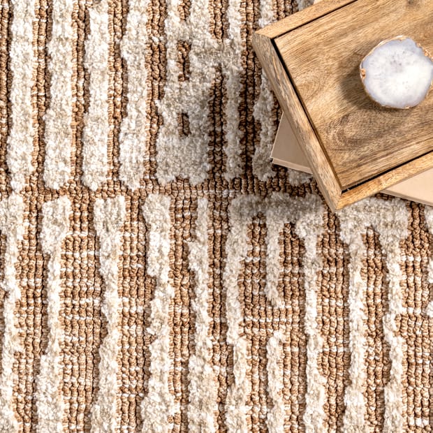 Natural Ashley Natural Textured Area Rug