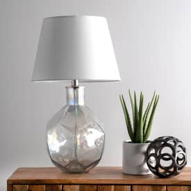 glass bowl table lamp