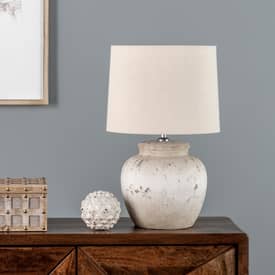 ceramic urn table lamp