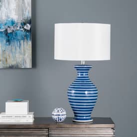 ceramic urn table lamp