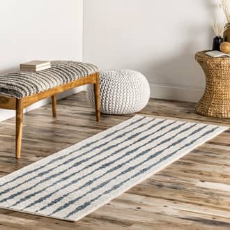 Blue Barnaby Alice Ebbing Striped rug