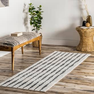 Gray Barnaby Alice Ebbing Striped rug