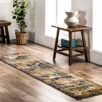 Multi Timeless Faded Medallion rug