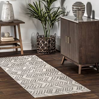 Gray Koko Dorothy Reverse Chevrons rug