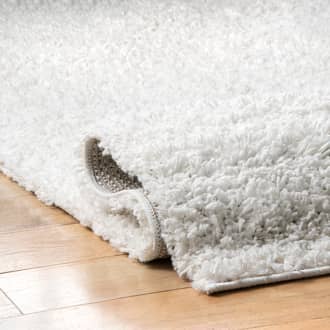 White Nimbus Soft Shag rug