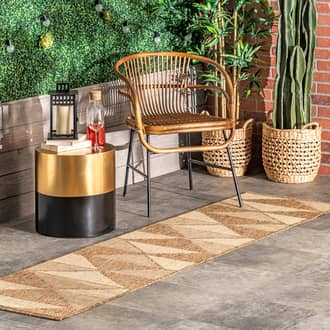 Beige Tucana Ombre Diamonds Indoor/Outdoor rug