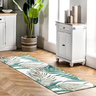 Multi Leilani Floral Chevrons Indoor/Outdoor rug