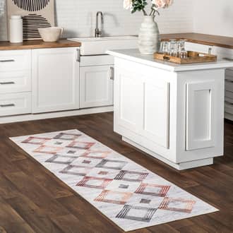 Ivory Multi Tizolia Saylor Washable Stain Resistant rug