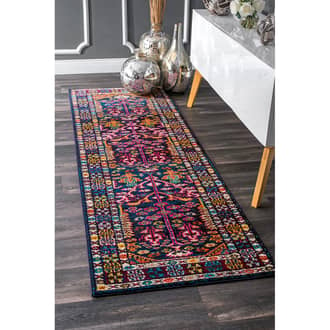 Orange Chroma Tree Of Paradise Medallion rug