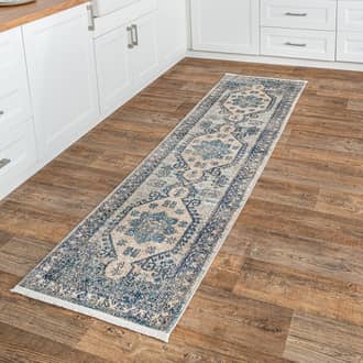 Blue Majesta Bounded Blossom rug