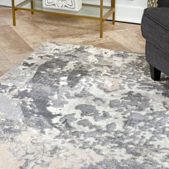 Gray Romantica Abstract Bubbles rug