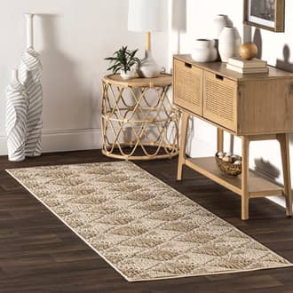 Beige Sphinx Opal Tiled Diamond rug