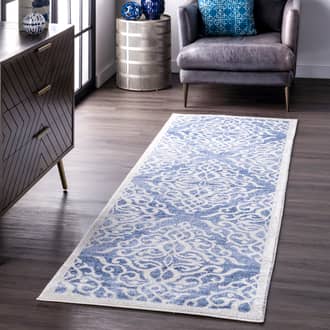 Blue Factoria Wrought Iron Trellis rug