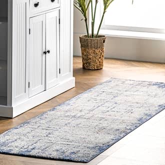 Light Blue Factoria Abstract Vintage rug