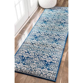 Dark Blue Bosphorus Floral Symphony rug