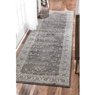 Dark Gray Bosphorus Bloom In Blossom Bouquet rug